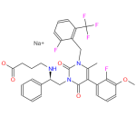 99% Elagolix Sodium API with GMP